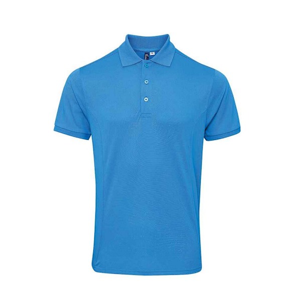 Premier Mens Coolchecker Plus Piqu Polo Shirt XL Turkos Turquoise XL