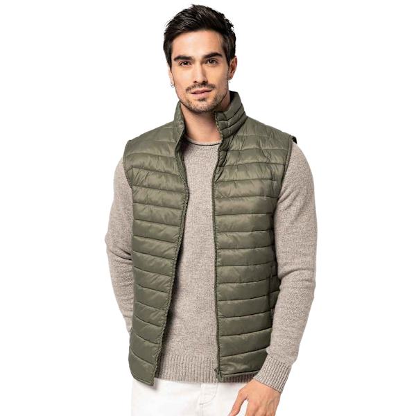 Native Spirit Mens Recycled Lightweight Body Warmer 3XL Organic Organic Khaki 3XL