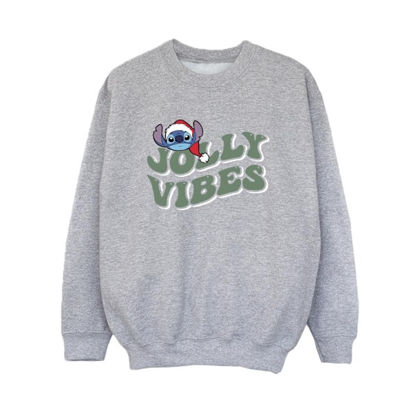 Disney Boys Lilo & Stitch Jolly Chilling Vibes Sweatshirt 3-4 år Sports Grey 3-4 Years