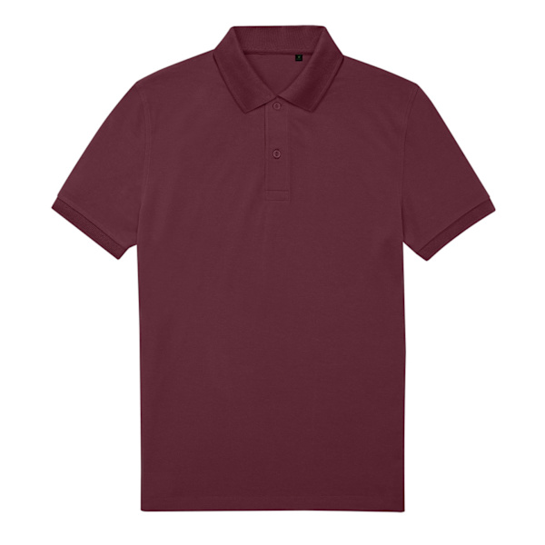B&C Herr My Eco Polo Shirt L Bourgogne Burgundy L