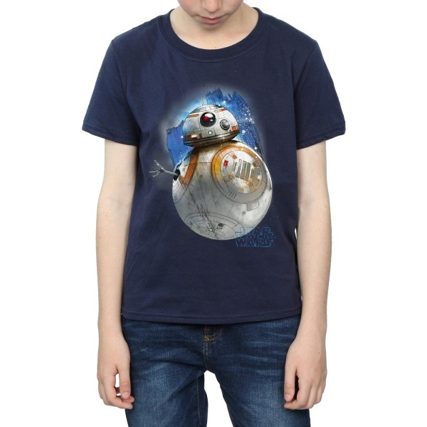 Star Wars Boys The Last Jedi BB-8 Borstad T-shirt 7-8 år Nav Navy Blue 7-8 Years
