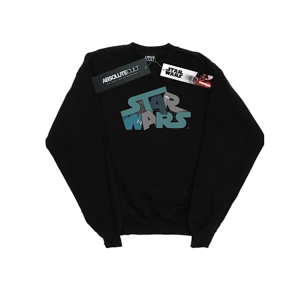 Star Wars Herr Death Star Jumble Logo Sweatshirt XXL Svart Black XXL