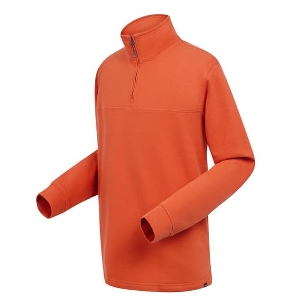 Regatta Agilno Half Zip Fleecetröja för män M Rostorange Rusty Orange M