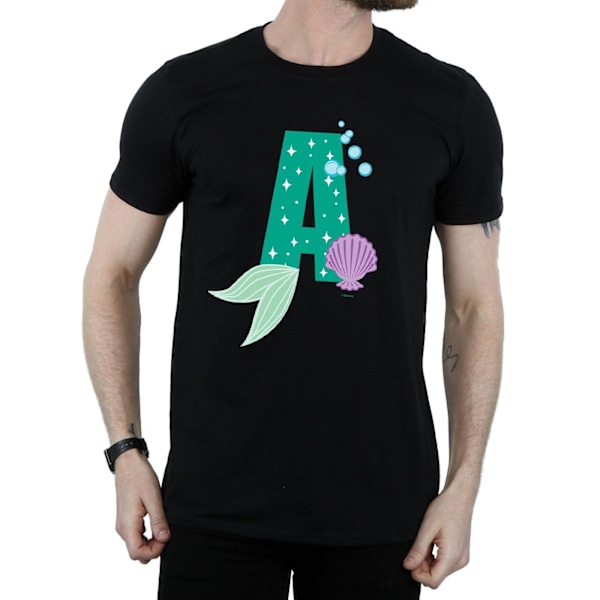 Disney Herr Alphabet A Är För Ariel T-Shirt XL Svart Black XL