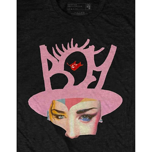 Boy George & Culture Club Unisex Collage Bomull T-shirt S Black S