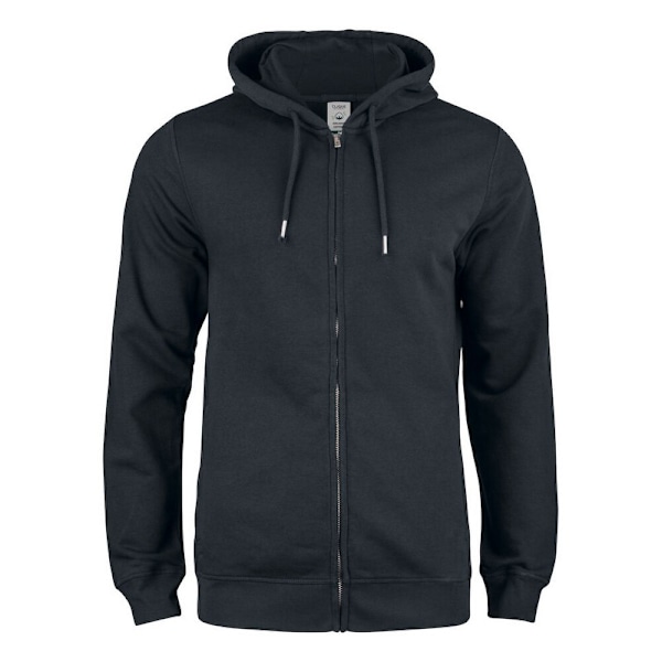 Clique Premium ekologisk bomull full zip huvtröja 3XL svart Black 3XL