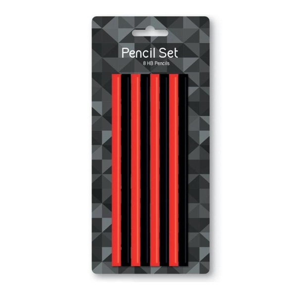 Anker Plain HB Penna (Pack med 8) One Size Röd Red One Size