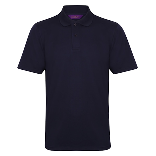 Henbury Coolplus® Pique Poloskjorta för Herr 4XL Oxford Navy Oxford Navy 4XL