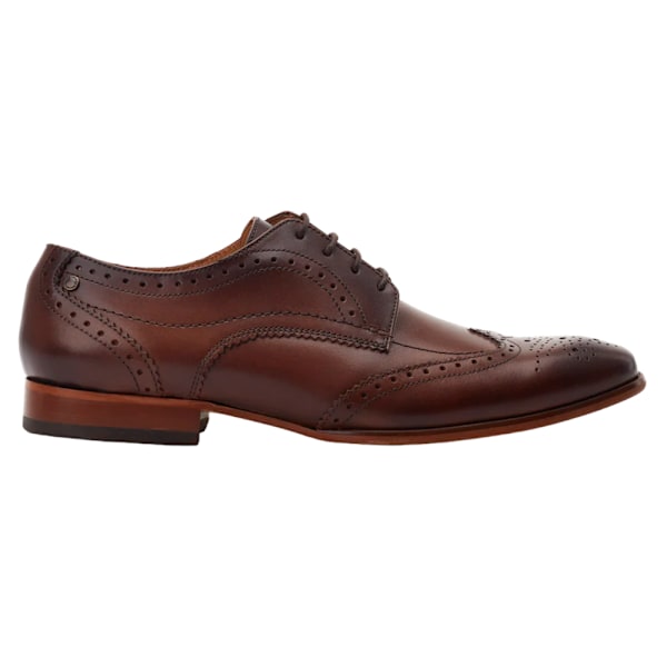 Base London Barbera Läder Brogues 12 UK Mörkbrun Dark Brown 12 UK