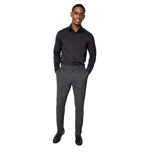 Burton Herr Smart Slim Suitbyxor 30S Charcoal Charcoal 30S