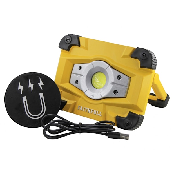 Faithfull Power Plus Uppladdningsbar LED Arbetslampa 20w One Size M Multi Colour One Size