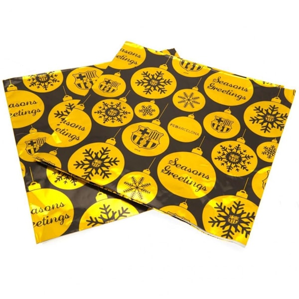 FC Barcelona Julpapper One Size Gul Yellow One Size