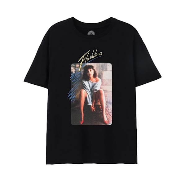 Flashdance Dam/Kvinnor Alex T-Shirt XL Svart Black XL