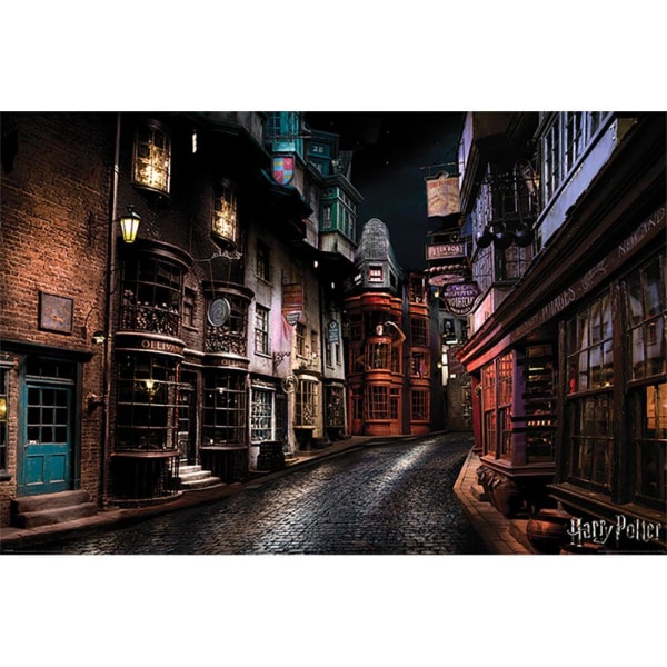 Harry Potter Diagon Alley Affisch One Size Flerfärgad Multi-color One Size