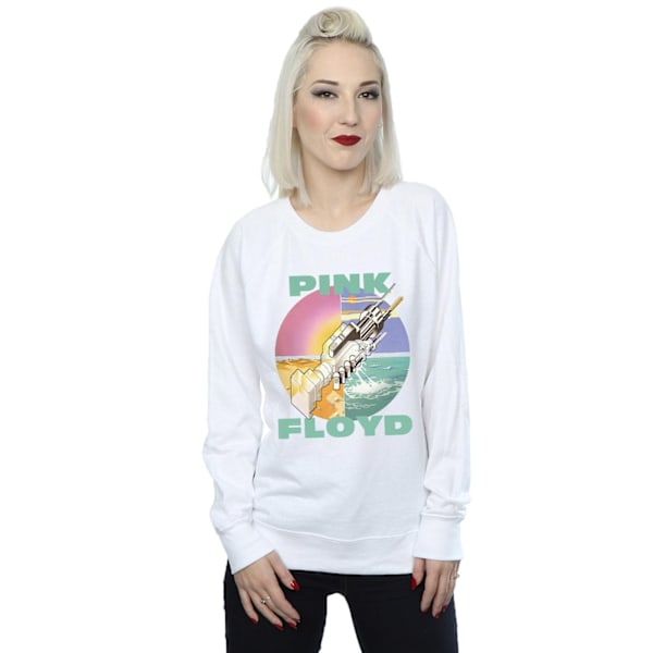 Pink Floyd Dam/Damer Önskar Du Var Här Sweatshirt L Vit White L