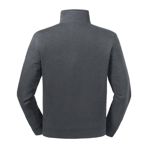 Russell Herr Authentic Quarter Zip Sweatshirt M Convoy Grey Convoy Grey M