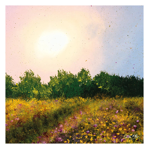 Siobhan McEvoy Wildflower Meadow Print 40cm x 40cm Grön Green/Pink/Blue 40cm x 40cm