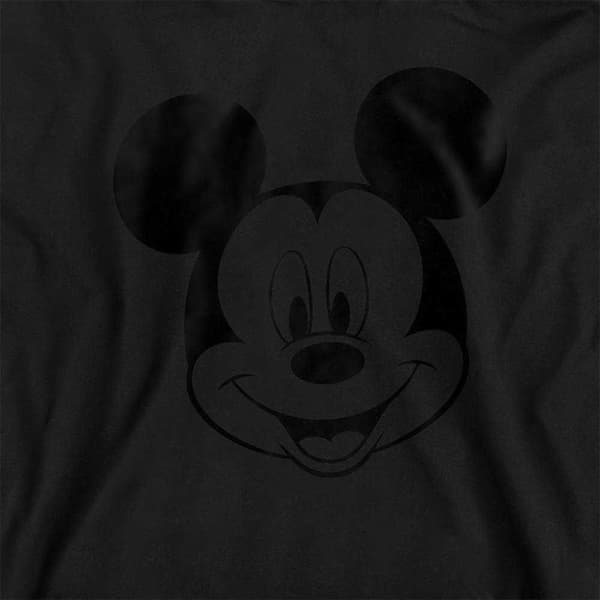Disney Barn/Barn Mickey Mouse Ansikte Pullover Hoodie 9-11 År Black 9-11 Years