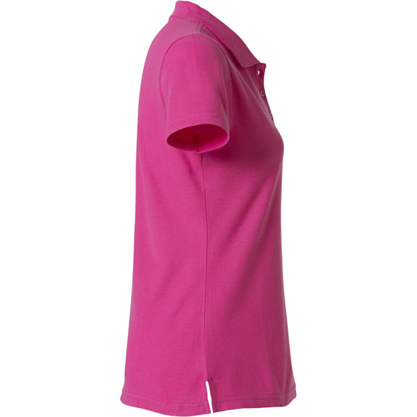 Clique Dam/Dam Plain Pikétröja M Ljus Cerise Bright Cerise M