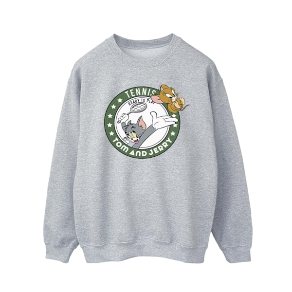 Tom And Jerry Herr Tennis Ready To Play Sweatshirt XL Sports Grå Sports Grey XL