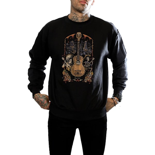Disney Herr Coco Gitarr Bomullströja XL Svart Black XL
