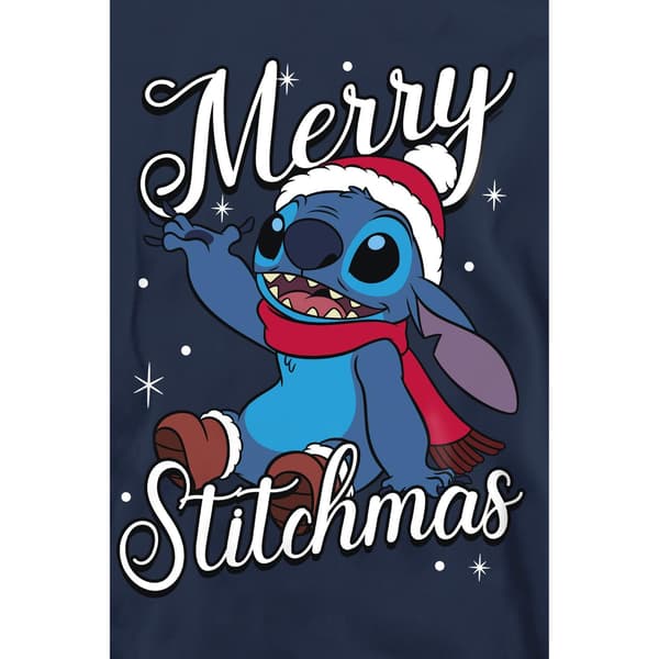 Lilo & Stitch Unisex Vuxen Merry Stitchmas Sweatshirt M Marinblå Navy M