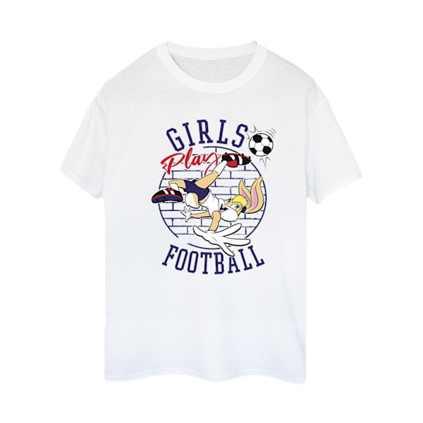 Looney Tunes Dam/Damer Lola Bunny Flickor Spela Fotboll Cotto White XL