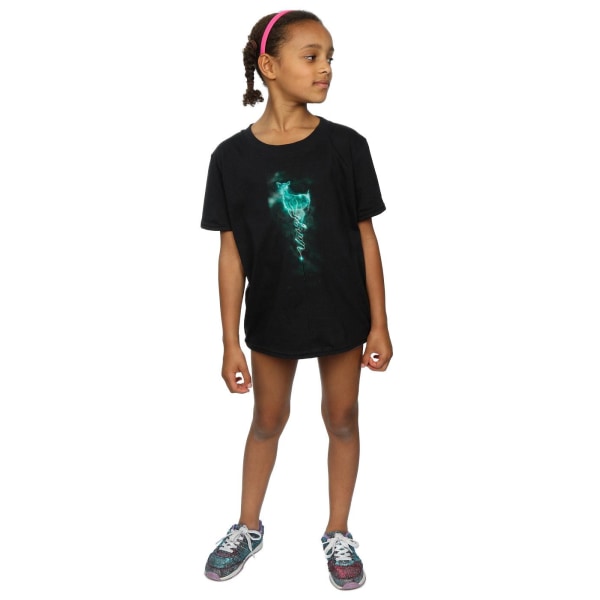 Harry Potter Girls Always Severus Snape Cotton T-Shirt 5-6 år Black 5-6 Years