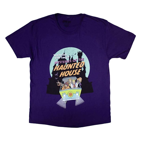 Scooby Doo Unisex Vuxen Spökhus T-shirt M Lila Purple M