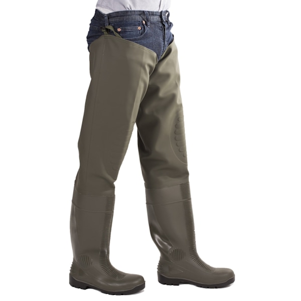 Amblers Safety Unisex Vuxna Forth Lårhöga Säkerhetsfiskevadare Green 6.5 UK