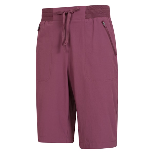 Mountain Warehouse Dam/Kvinnor Explorer Långa Shorts 12 UK Bur Burgundy 12 UK