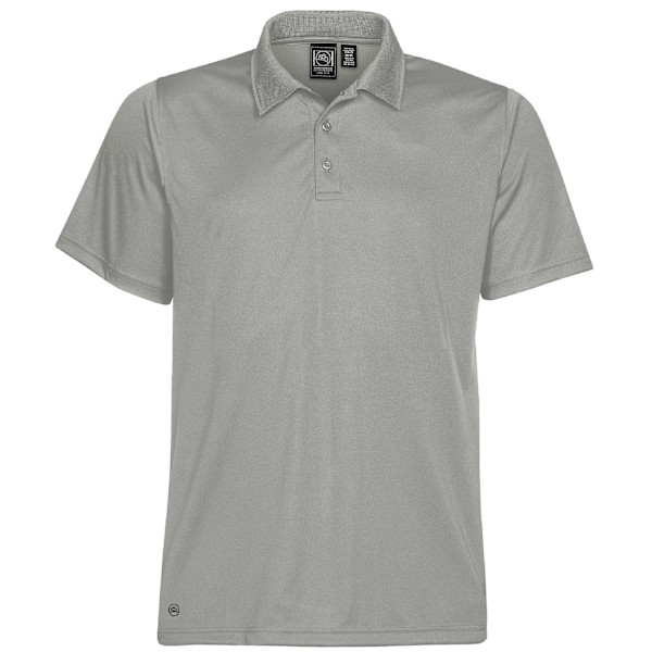 Stormtech Mens Eclipse H2X-Dry Pique Polo L Cool Silver Cool Silver L