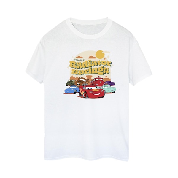 Disney Dam/Kvinnor Bilar Radiator Springs Grupp Bomull Boyfrie White L