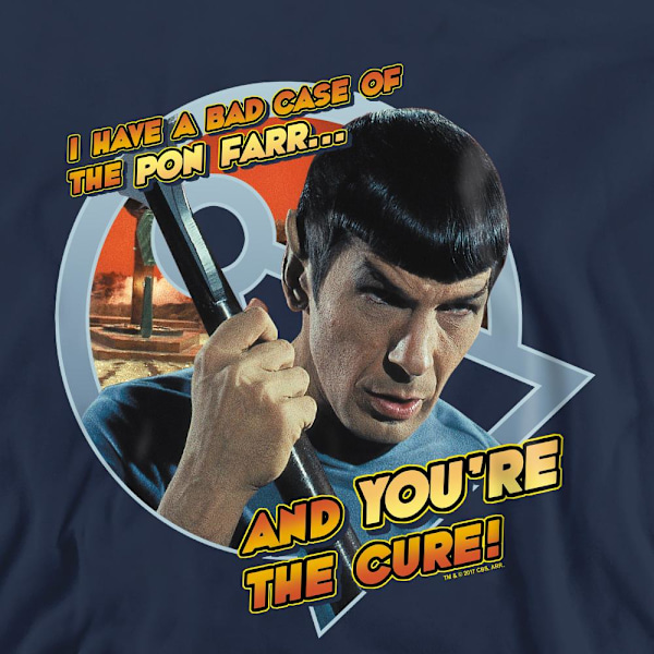 Star Trek Unisex Vuxen Pon Farr Sweatshirt XL Marinblå Navy XL