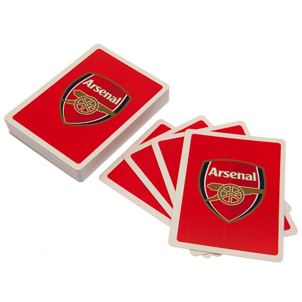 Arsenal FC Crest Spelkortlek En Storlek Röd/Vit Red/White One Size