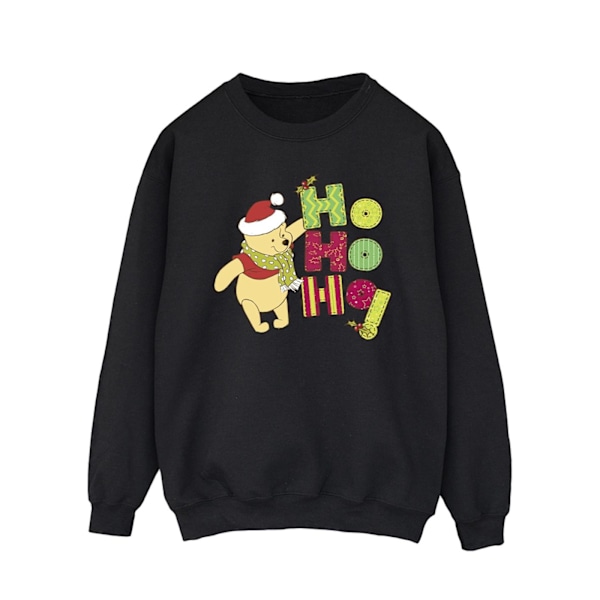Disney Herr Winnie The Pooh Ho Ho Ho Scarf Sweatshirt 3XL Svart Black 3XL