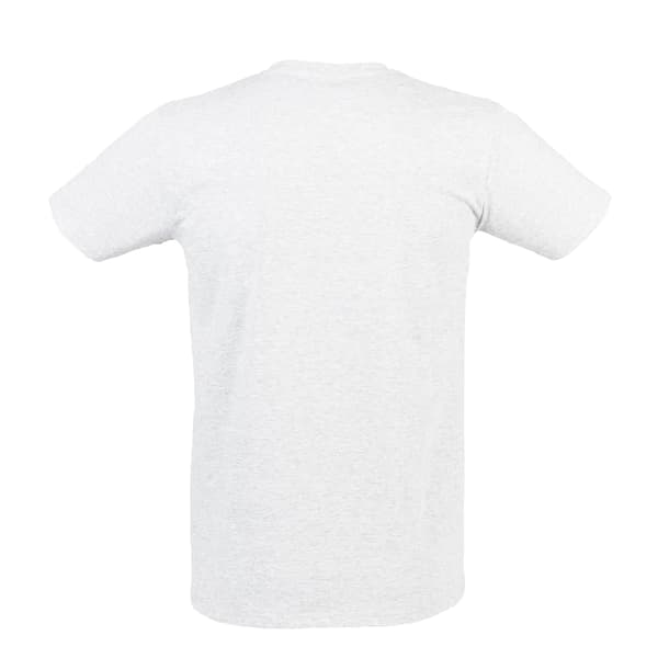 SF Men Mens Stretch V Neck T-Shirt S Vit White S