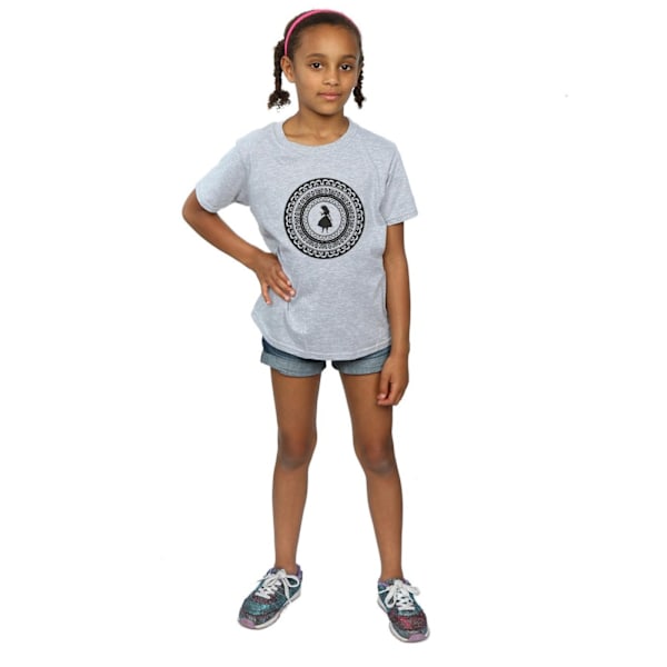 Disney Girls Alice In Wonderland Circle Bomull T-shirt 12-13 År Sports Grey 12-13 Years