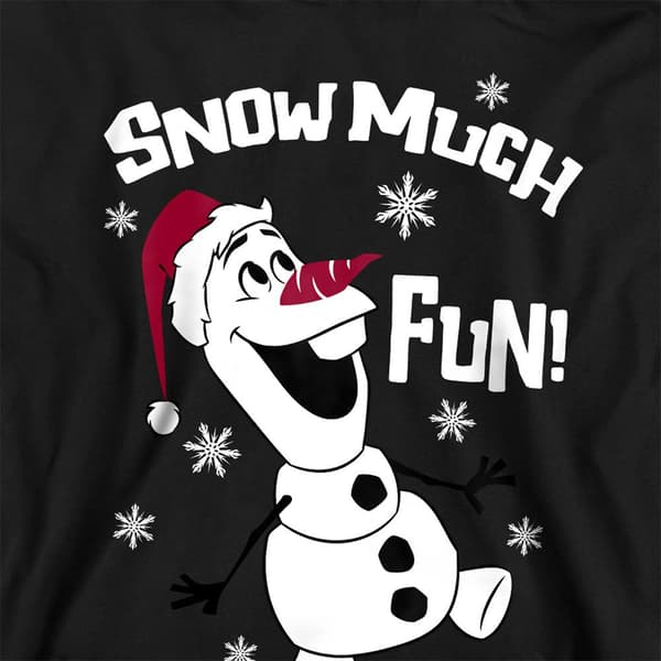 Frozen Barn/Barn Snow Much Fun Olaf Pullover Hoodie 12-13 Black 12-13 Years