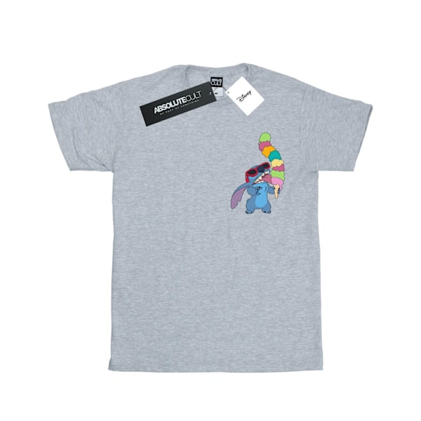 Disney Lilo och Stitch Glass T-shirt 4XL Sports Grey Sports Grey 4XL