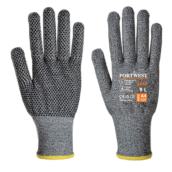 Portwest Unisex Vuxen Skärsäkra Foderhandskar M Grå Grey M