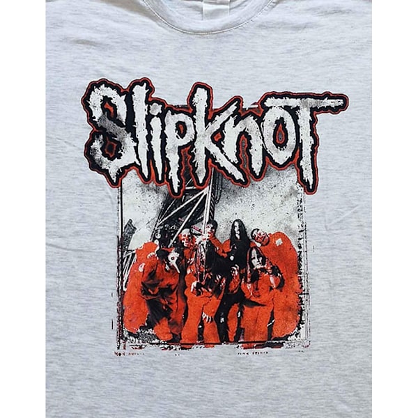 Slipknot Unisex Vuxen Självbetitlad Baktryck Bomull T-shirt S G Grey S