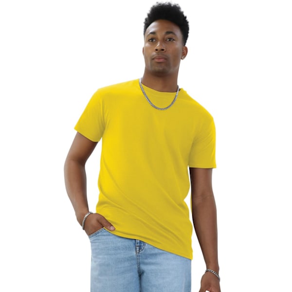 Casual Classics Unisex Vuxen Ringspun Bomull Organisk T-shirt M Yellow M