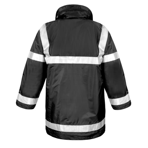 WORK-GUARD av Result Unisex Vuxen Management Reflexjacka M Black M