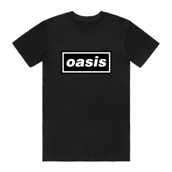 Oasis Unisex Vuxen Decca T-shirt M Svart Black M