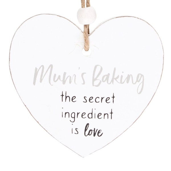 Något Annorlunda Mammas Bakhemlighet Ingrediens Hängande Sentiment Skylt White One Size