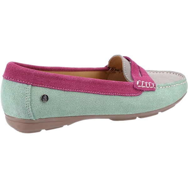 Hush Puppies Dam/Dam Margot Mocka Loafers 8 UK Grön/Rosa Green/Pink/Grey 8 UK