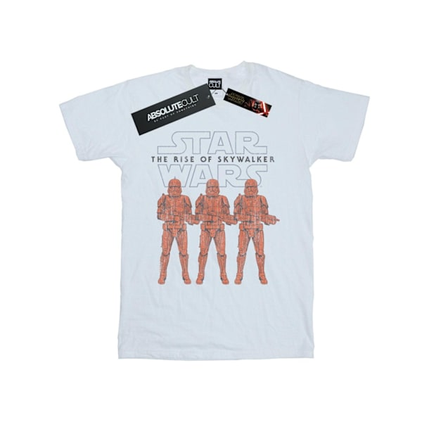 Star Wars Mens The Rise Of Skywalker Stormtrooper Colour Line U White 3XL