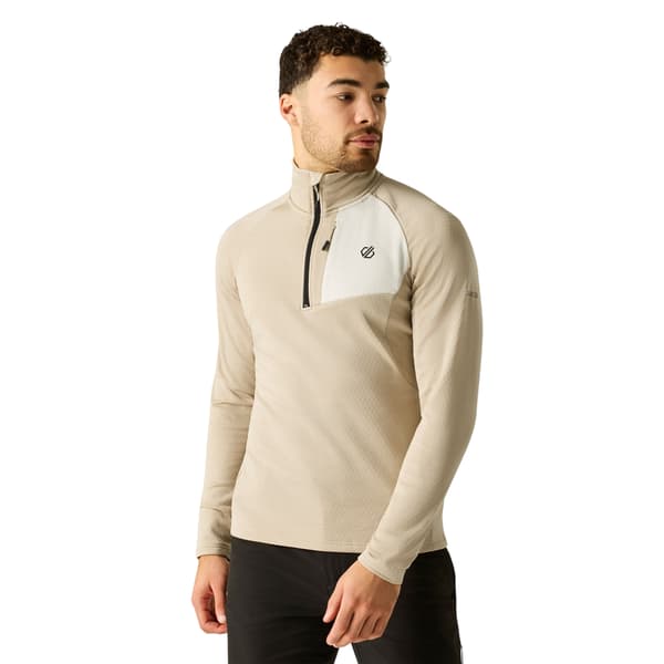 Dare 2B Venture Stretch Overhead Midlayer för herrar L White Pepper White Pepper L
