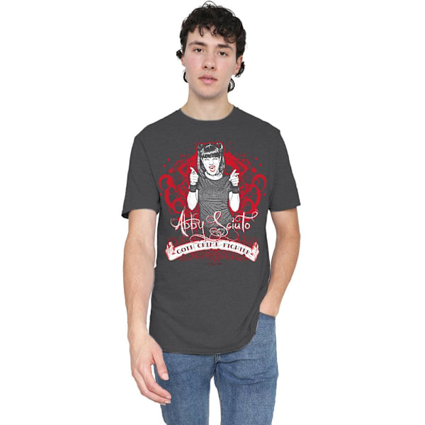 NCIS Unisex Vuxen Goth Brottsbekämpare T-Shirt M Kolgrå Charcoal M
